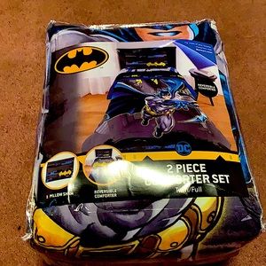 2 piece Batman comforter set for twin/full size